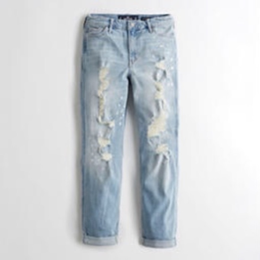 Hollister High Waisted Boyfriend Jeans